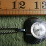 Vintage Sutton Wind Up Swiss Pendant Pocket Watch Silver Tone Heart Shaped (works well) Image 10