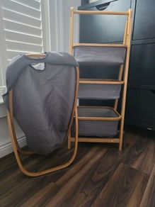 matching storage unit and laundry basket