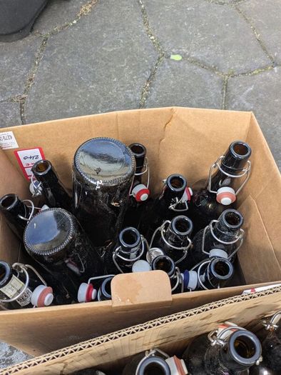 mix swing top home brew bottles