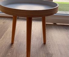 Round Scandinavian Style Side Table
