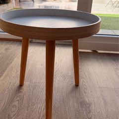 Round Scandinavian Style Side Table