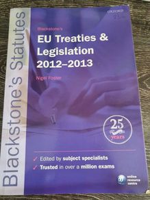 EU Blackstone legislation and treaties