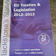 EU Blackstone legislation and treaties