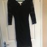 Like New: Black Lace Dress (Size 10) Image 4
