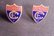 Junior / CE / Christian Endeavour Pin Badge  x 2