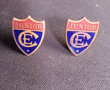 Junior / CE / Christian Endeavour Pin Badge  x 2