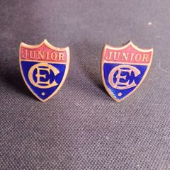 Junior / CE / Christian Endeavour Pin Badge  x 2