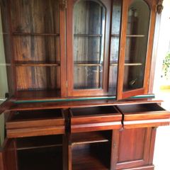 Mahogany Display Cabinet
