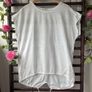 top white & lace top with parka back one size new collection brand Image 6