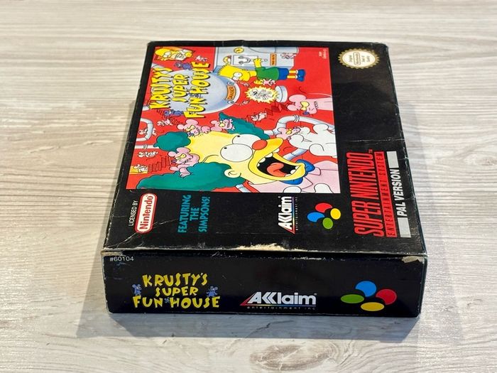 Krusty's Super Fun House for Nintendo SNES - Boxed