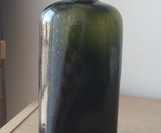 Vintage whiskey flask bottle