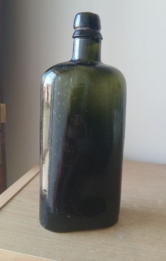 Vintage whiskey flask bottle