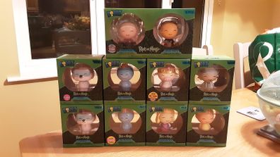 Rick & Morty Funko Dorbz Complete Set Including Chase