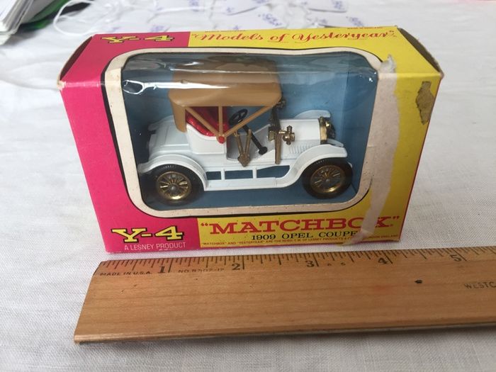 Matchbox. Models of yesteryear. Y-4. 1909 Opel coupe. In original box.