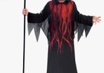 Kids Grim Reaper Halloween Costume 8-10 years