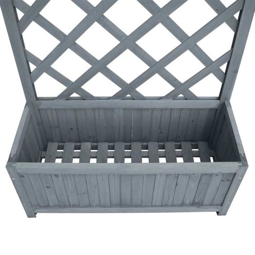 Trellis Planter 30x70x135 cm Solid Firwood