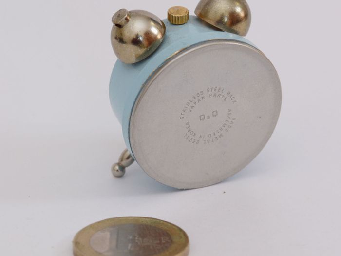 Vintage Q&Q Miniature Mechanical Clock