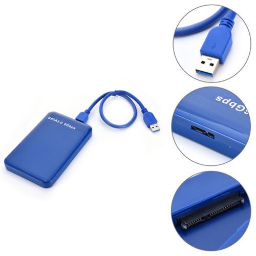 USB 3.0 (UASP) 6Gbps to SATA 2.5" HDD/SSD Enclosure (Brand New/Warranty)