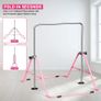 Gymnastics Bar, Folding Horizontal Bar Gymnastics Equipment for Kids Home Training, Expandable Gymnastics Training Bar Junior with Adjustable Height for Girls Boys (FREE SHIPPING) Image 7