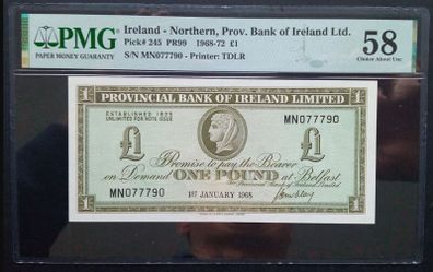 Northern Ireland | 1 Pound | 1968 | P.245 | MN 077790 | aUNC
