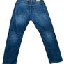 Diesel Men's Relaxed Wide Leg Washed Indigo Blue Jeans 36 32 Image 2