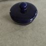CAFFE CORDINA MALTA Small Trinket Poude blue dish with lid Image 4