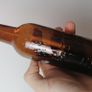 32 - Vintage Kiloh Beer Bottle Embossed Letters Brown Glass Cork Image 3