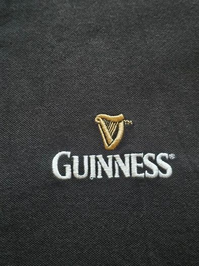 Vintage Guinness Polo Shirt Mens Large