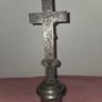 Vintage German made Metal Crucifix Image 2
