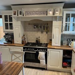 Kitchen cabinets and dresser