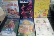 Roald Dahl Dvd Collection Classic Kids Movies Matilda The Witches  The Bfg Willy Wonka