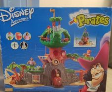 Large Disney Heroes Peter Pan Pirates Famosa Play Set Lost Boys Island Rare