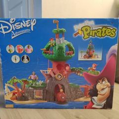 Large Disney Heroes Peter Pan Pirates Famosa Play Set Lost Boys Island Rare