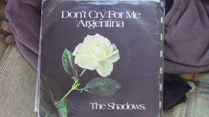 The Shadows - Don't Cry For Me Argentina 7" Single
