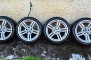 R19 5x120 BMW style 351M OEM staggered alloy wheels with tyres and tpms