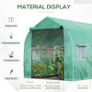 3x2 m Polytunnel Walk-in Greenhouse-Green (FREE SHIPPING) Image 8