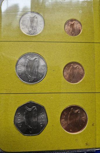 Ireland's Decimal Coins Unc Set