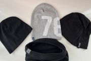 Bundle of Kids Hats and Tube Scarf for 8-10 years