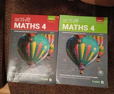 NEW Books 1 & 2 with codes Active Maths 4 Higher Level