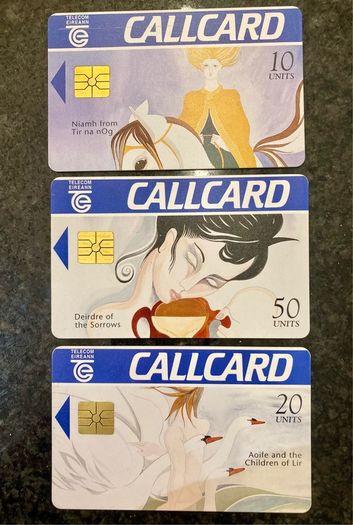 Three Irish Legends Callcards
