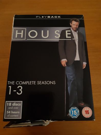 House MD Season 1 - 3 DVD boxset