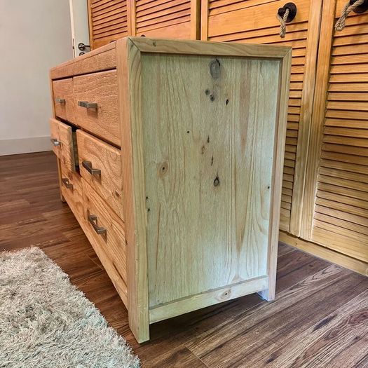 Solid Wood Dressing Table with Huge Mirror - Perfect Condition