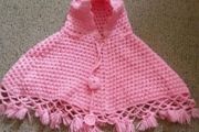 Girls woolen poncho size 1-2 years