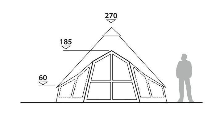 Robens Settler Field Bell Tent 6 Person Bell Tent New