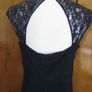 Lauren from Ralph Lauren, navy sequins dress double layer Jersey size 12/14 Image 4