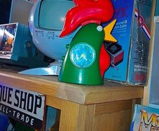 1990s kelloggs rooster alarm clock..