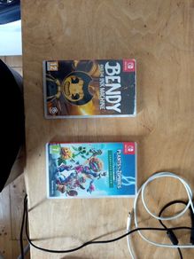 bendy and the Ink machine + plants Vs zombies battle for neighbourville physical game switch games