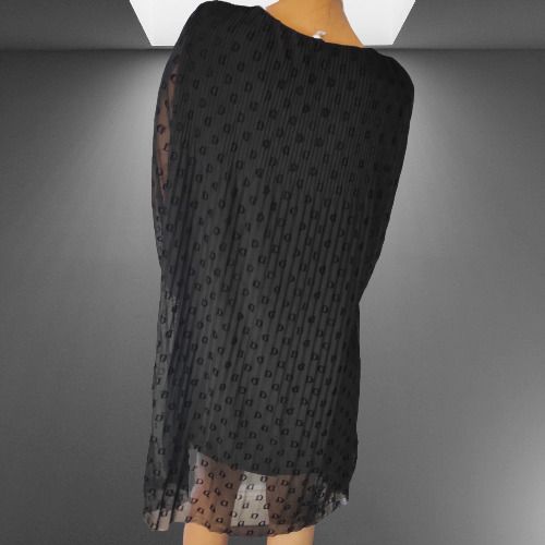 Beautiful Tulle Dress / Tunic Plisa D-or style Black