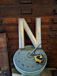 Large Gold Guild Letter N