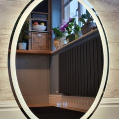 LED Bathroom Mirror 60x80cm Dual LED Fog Free